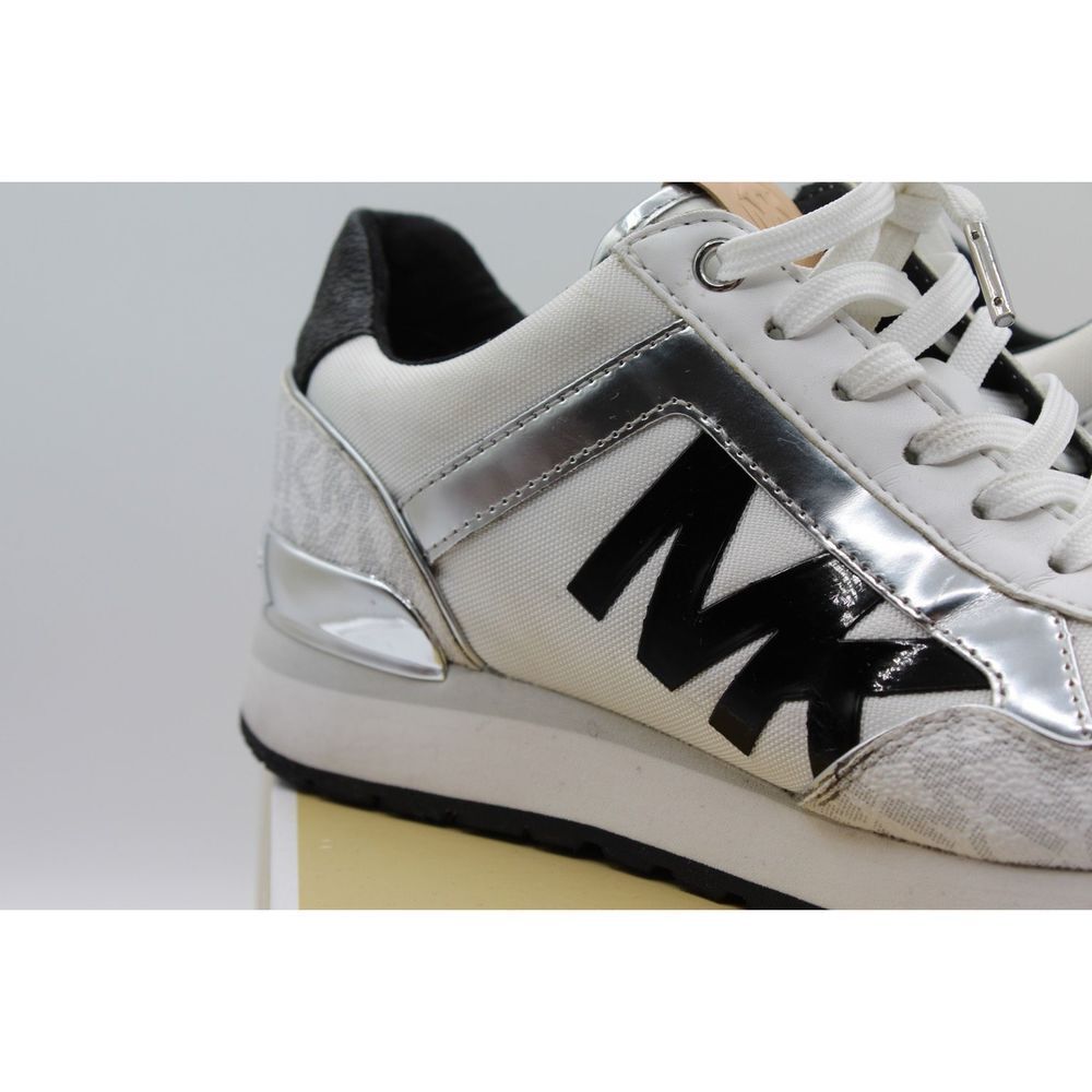 Michael Kors Maddy Two-Tone Logo Trainer - Picture 11 of 12
